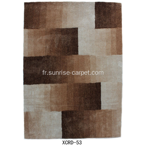 Tapis en microfibre avec couleur design et ombrage